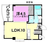 ペルルブランたるみの間取り画像