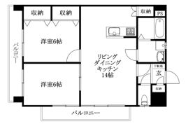 キャッスルビュー味酒野の間取り画像