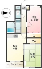 リーブル東和の間取り画像
