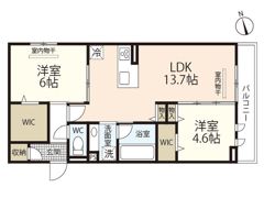 TORISIA庚午中の間取り画像