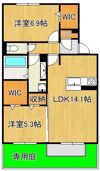 ソレールヴィラ・クレストの間取り画像