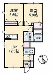 ときめきタウン B棟の間取り画像