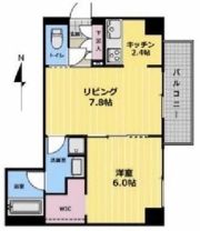リファイズエクスクルーシブの間取り画像