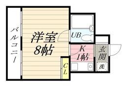 シャンテ吉野町の間取り画像