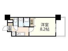 グラビスコート舟入中町の間取り画像
