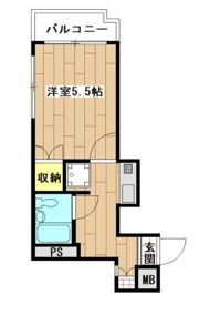 アパルトマン蓮根の間取り画像
