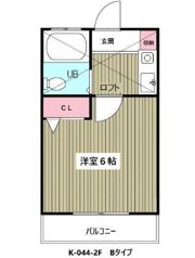 メゾン高橋B棟の間取り画像