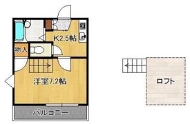 パレス南王子の間取り画像