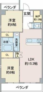 バンクーバー1104の間取り画像
