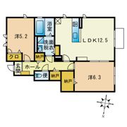 クライスハイム前原北の間取り画像