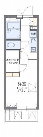 レオパレス勝山の間取り画像