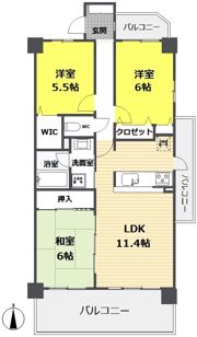 サーパス高木の間取り画像
