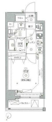 クレイシア戸越公園の間取り画像