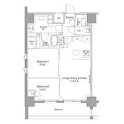 ザ・パークハビオ恵比寿プレイスの間取り画像