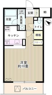 クリア・パル上用賀の間取り画像
