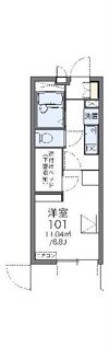 レオパレスドエル 桜台の間取り画像
