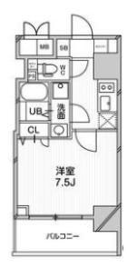 エグゼ難波南VIの間取り画像