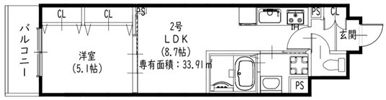 ラモーナ倉治の間取り画像