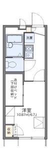 レオパレスコーポ柴又の間取り画像
