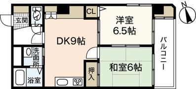 サンライフ中広の間取り画像