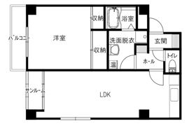 スクエアコートの間取り画像