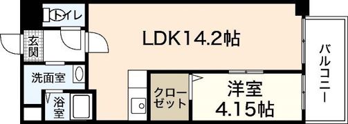 タウン五日市の間取り画像