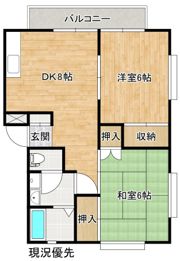 コージハイツ向山№2の間取り画像