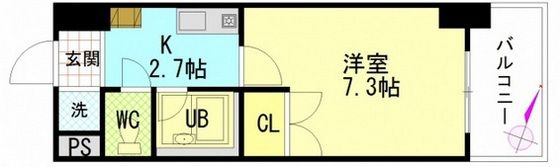 シャンテ中垣の間取り画像