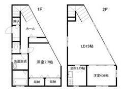 石原町一般貸住宅の間取り画像