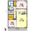 クリスタ Aの間取り画像