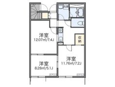 レオパレスウィステリアの間取り画像