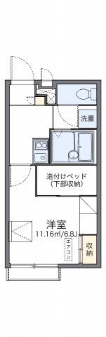 レオパレスさくらの間取り画像