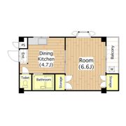 鶴見ベルダァーⅠ番館の間取り画像