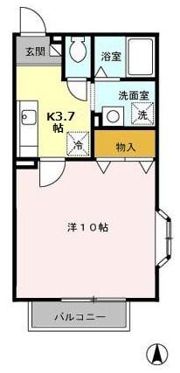 ソレイユハイツⅡの間取り画像