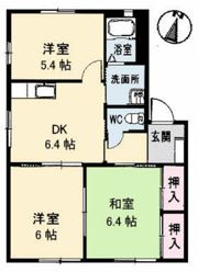 シェソワSATSUNO A棟の間取り画像