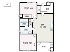 鈴森villageの間取り画像