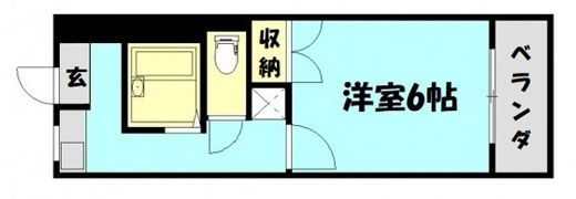 西霞YK1ビルの間取り画像