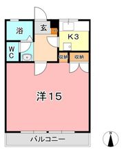 ブールブランシュ Bの間取り画像