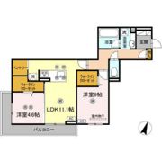 ミルフォード皆実町の間取り画像