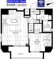 ステージファースト上野松が谷アジールコートの間取り画像
