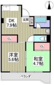 第一サンライフ大嶋の間取り画像