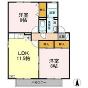 メゾンパーク新田東 ABの間取り画像