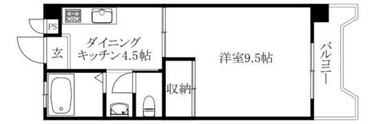 サウザンドリーフ南の間取り画像