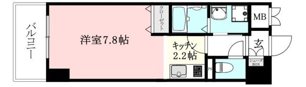 GARIREO TRENTE FORET TOWERの間取り画像