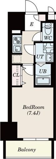 プライマル名古屋今池の間取り画像