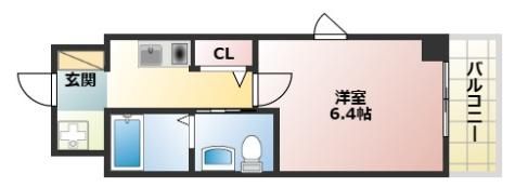 ラディウス森南の間取り画像
