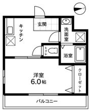 フローラルパレス大成の間取り画像