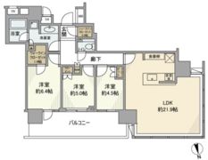 パークコート浜離宮ザ タワーの間取り画像