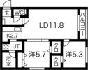 ライトベル共栄町の間取り画像
