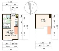 VillaAiles平和台 階段下物置 IoT 100有 独立洗面の間取り画像